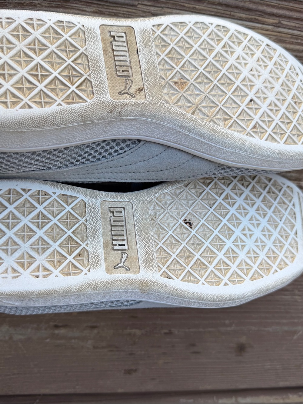 Puma Mesh Lace Up Sneakers Gray Athletic Walking Shoes Women’s US 7 - Picture 3 of 6